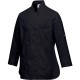 Veste de cuisine femme noire respirante