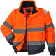 Blouson travail orange haute visibilité