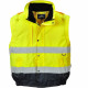 Blouson sans manche jaune haute visibilité